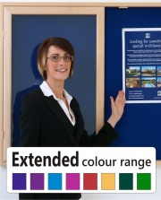 Extended Colour Range Notice Boards